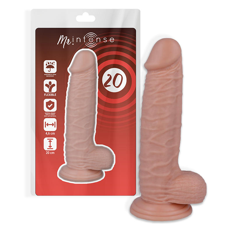 MR INTENSE - 20 PENE REALISTA 20 CM -O- 4,6 CM