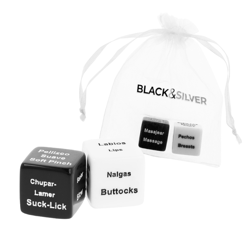 BLACK&amp;SILVER - DADOS PARA PAREJAS ES/EN