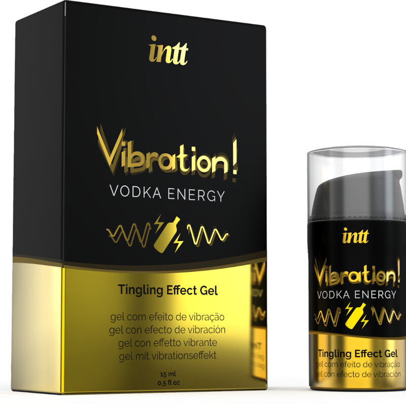 INTT - POTENTE GEL VIBRADOR LIQUIDO ESTIMULANTE ÍNTIMO VODKA 15ML