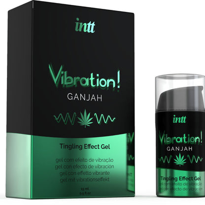 INTT - POTENTE GEL VIBRADOR LÍQUIDO ESTIMULANTE ÍNTIMO CANNABIS 15ML