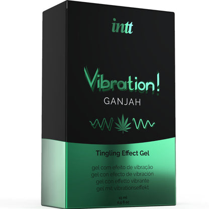 INTT - POTENTE GEL VIBRADOR LÍQUIDO ESTIMULANTE ÍNTIMO CANNABIS 15ML