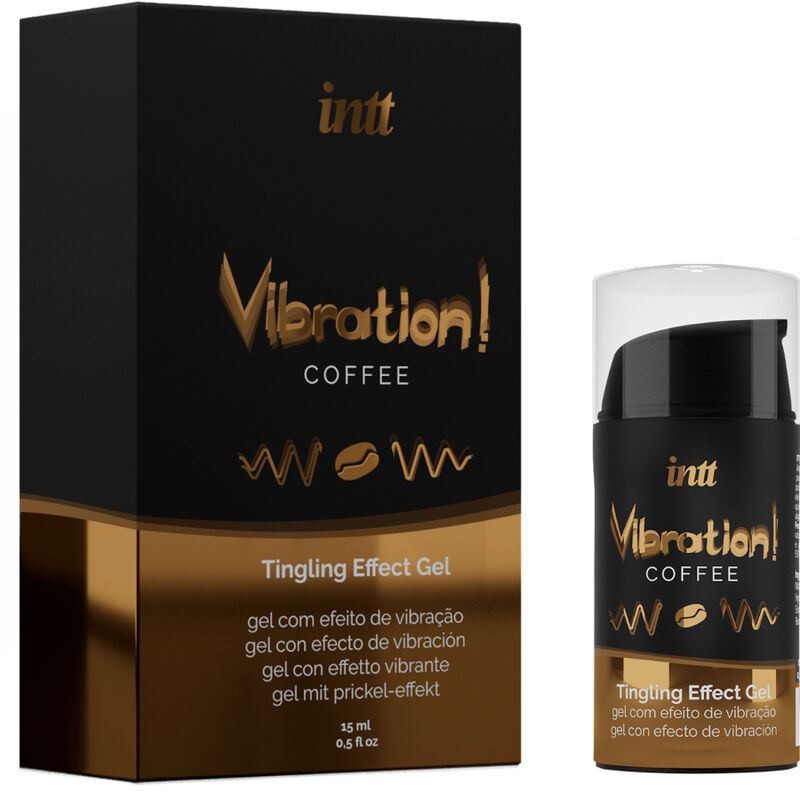 INTT - POTENTE GEL VIBRADOR LIQUIDO ESTIMULANTE ÍNTIMO CAFÉ 15ML