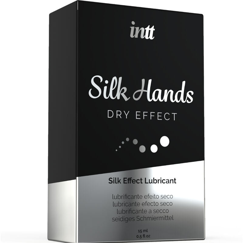 LUBRICANTES INTT - LUBRICANTE SILK HANDS FÓRMULA CONCENTRADA DE SILICONA 15 ML