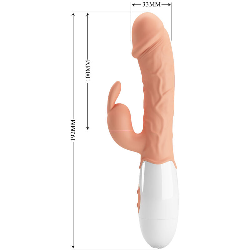 PRETTY LOVE - EASTER BUNNY VIBRATOR WITH STIMULATOR