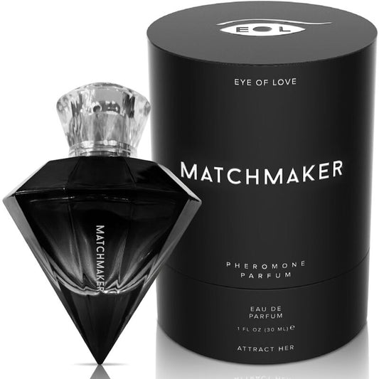 PERFUME CON FEROMONAS OJO DEL AMOR - MATCHMAKER BLACK DIAMOND ATRAELA 30 ML