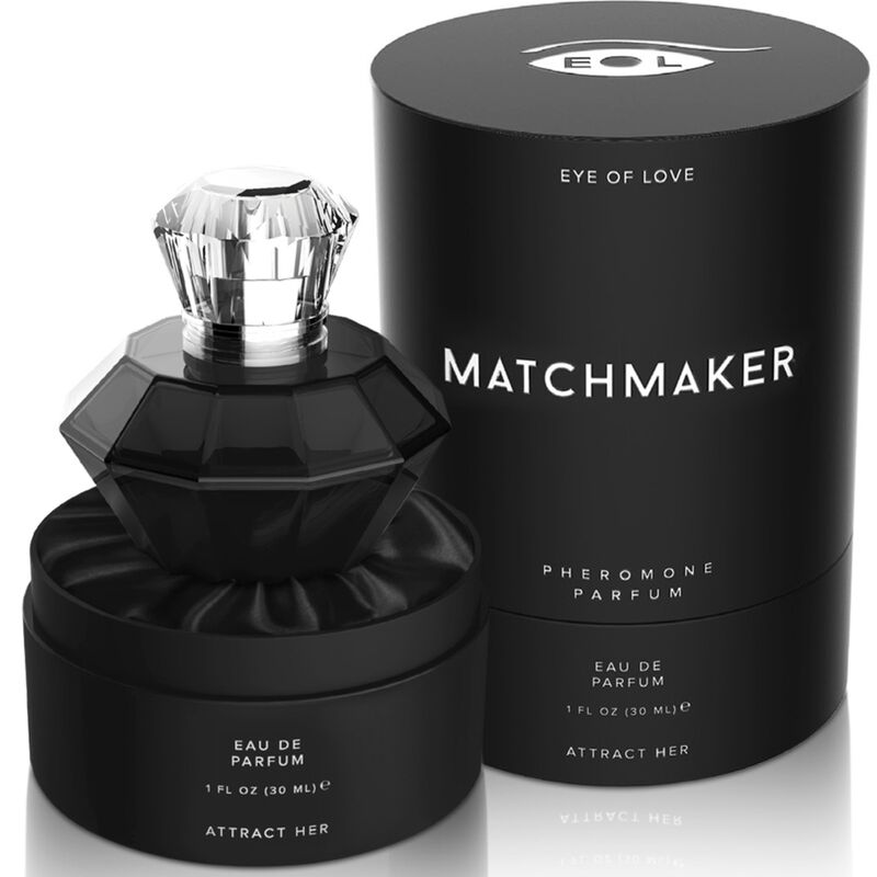 PERFUME CON FEROMONAS OJO DEL AMOR - MATCHMAKER BLACK DIAMOND ATRAELA 30 ML