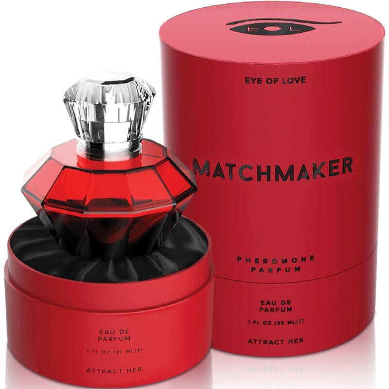 PERFUME CON FEROMONAS LGBTQ PARA ELLA EYE OF LOVE - MATCHMAKER RED DIAMOND 30 ML