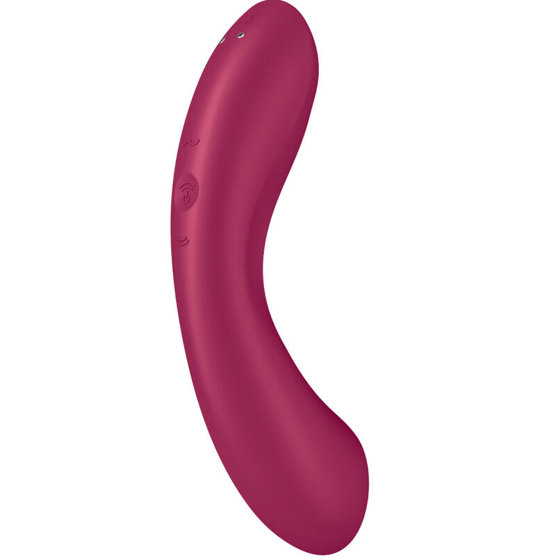 SATISFYER - CURVE TRINITY 1 VIBRACIÓN DE PULSO DE AIRE ROJO