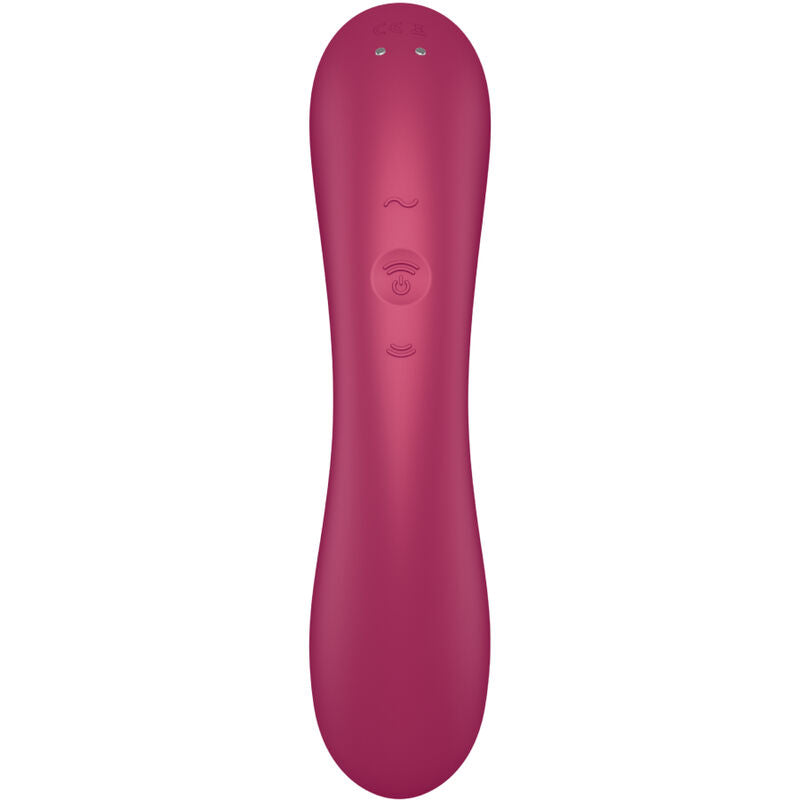 SATISFYER - CURVE TRINITY 1 VIBRACIÓN DE PULSO DE AIRE ROJO