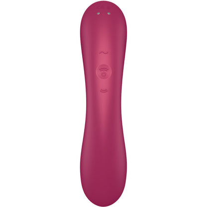 SATISFYER - CURVE TRINITY 1 VIBRACIÓN DE PULSO DE AIRE ROJO