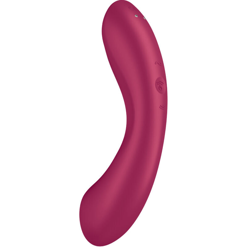 SATISFYER - CURVE TRINITY 1 VIBRACIÓN DE PULSO DE AIRE ROJO