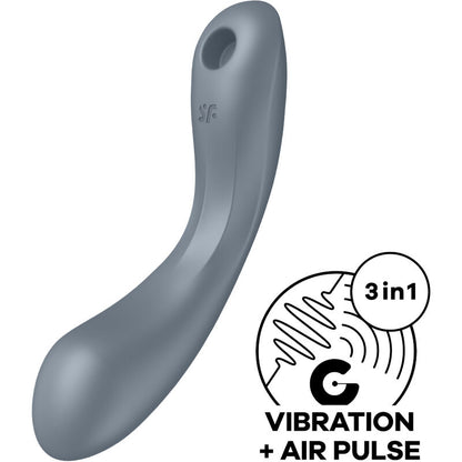 SATISFYER - CURVE TRINITY 1 VIBRACIÓN DE PULSO DE AIRE ROJO