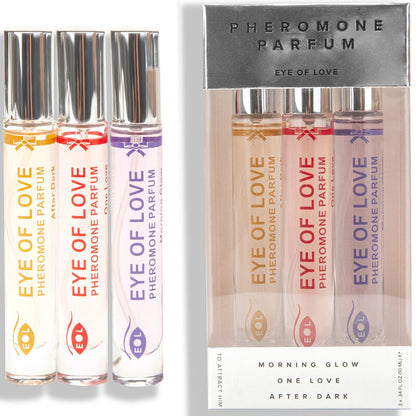 EYE OF LOVE - PARFUM EOL PHR 10 ML SET/3 - BRILLO MATINAL, ONE LOVE, DESPUÉS DEL ATARDECER