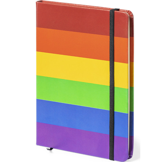 CUADERNO ORGULLO - BANDERA LGBT 15 x 21