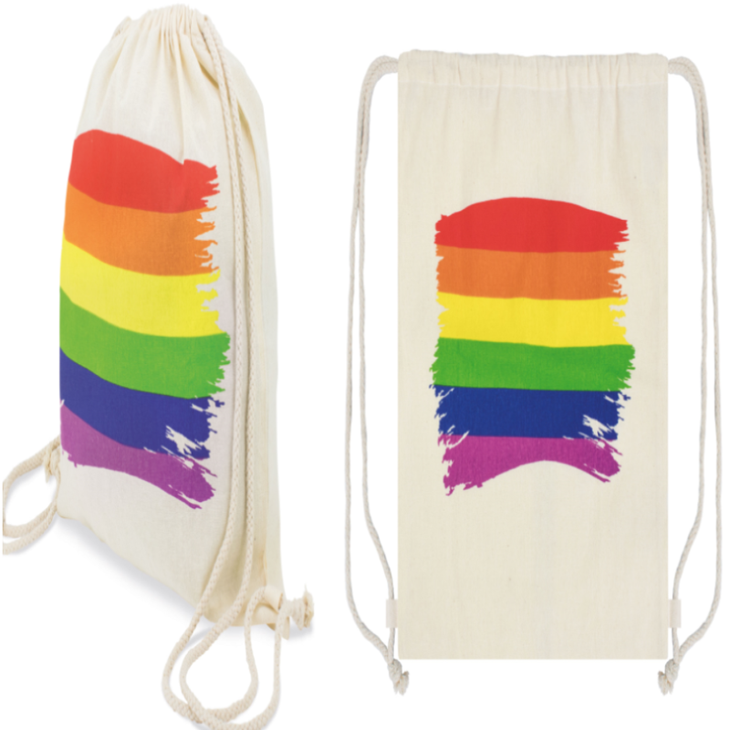 ORGULLO - MOCHILA BANDERA LGBT DE ALGODÓN