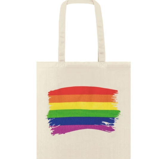 ORGULLO - BOLSA DE ALGODÓN CON BANDERA LGBT