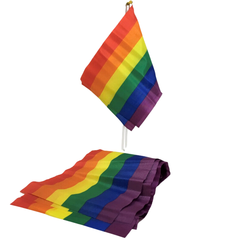 ORGULLO - BANDERA LGBT BANDERINA PEQUEÑA