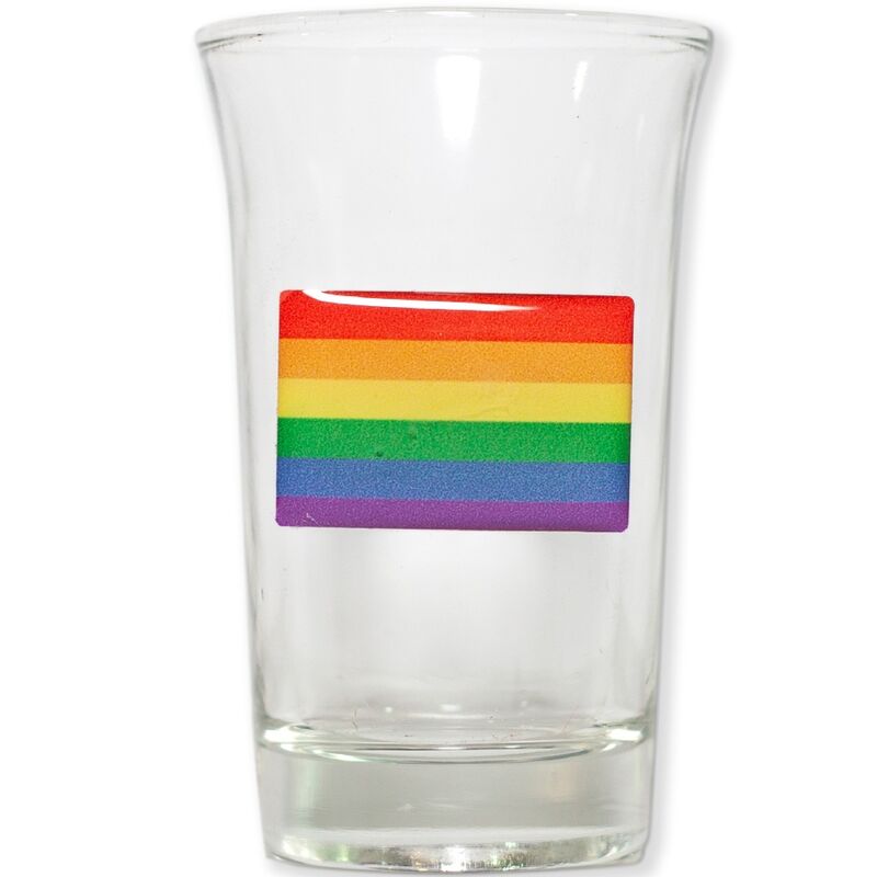 ORGULLO - VASO DE CHUPITO DE VIDRIO CÓNICO