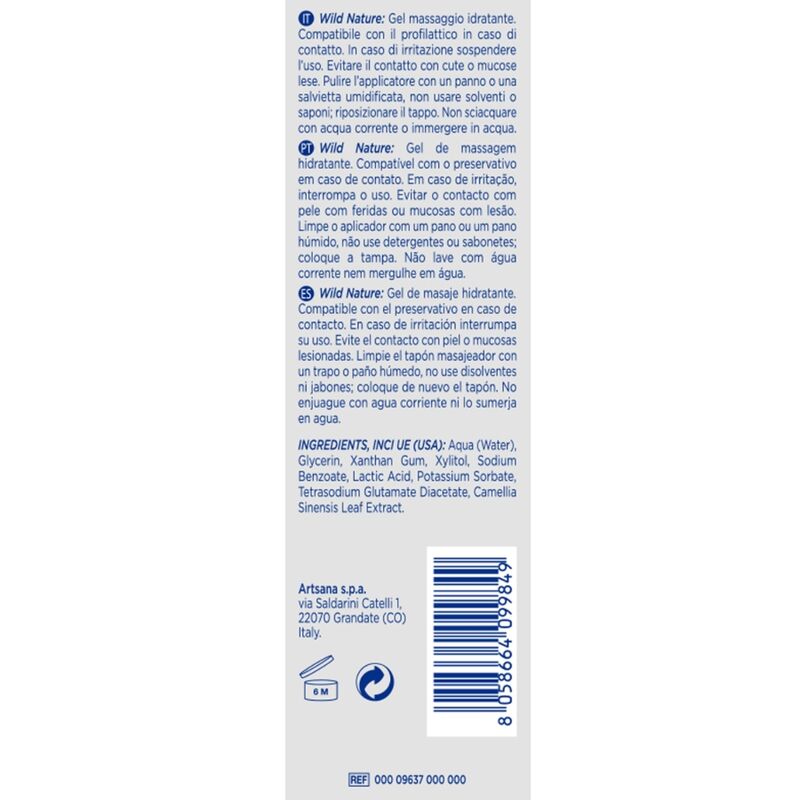 CONTROL - NATURALEZA SALVAJE GEL MASAJE 3 EN 1 200 ML