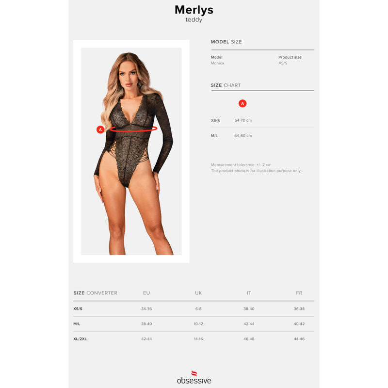 OBSESIVO - MERLYS TEDDY XS/S