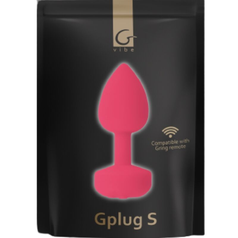 G-VIBE - FUNTOYS GPLUG VIBRADOR ANAL RECARGABLE PEQUEÑO ROSA NEÓN 3CM