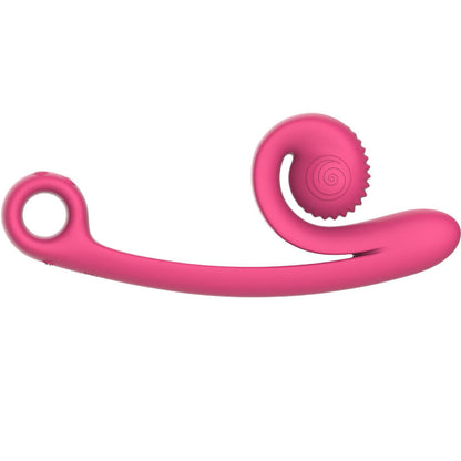 VIBRADOR CARACOL CURVO ROSA