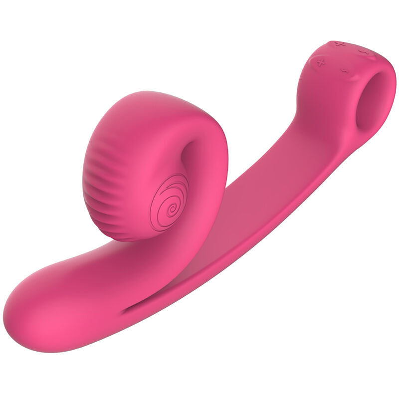 VIBRADOR CARACOL CURVO ROSA