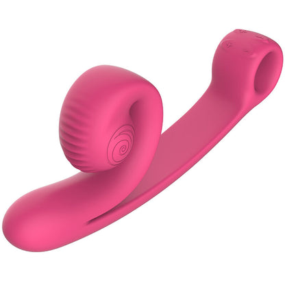 VIBRADOR CARACOL CURVO ROSA