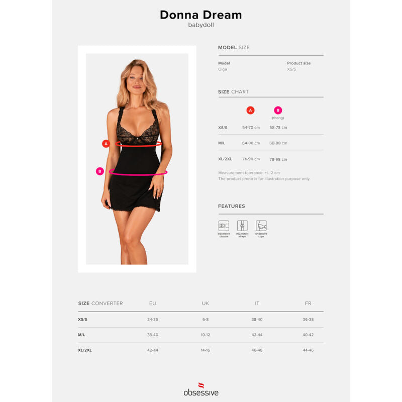 OBSESIVO - MUÑECA DONNA DREAM XS/S