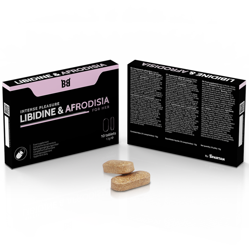 BLACK BULL - LIBIDINE &amp; AFRODISIA PLACER INTENSO PARA ELLA 10 COMPRIMIDOS