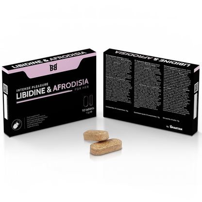 BLACK BULL - LIBIDINE &amp; AFRODISIA PLACER INTENSO PARA ELLA 10 COMPRIMIDOS