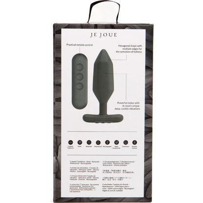 JE JOUE - VIBRADOR ANAL PLUG ONYX NEGRO