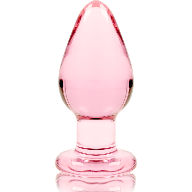 SERIE NEBULA DE IBIZA - MODELO 3 PLUG ANAL CRISTAL BOROSILICATO TRANSPARENTE 11 CM -O- 5 CM