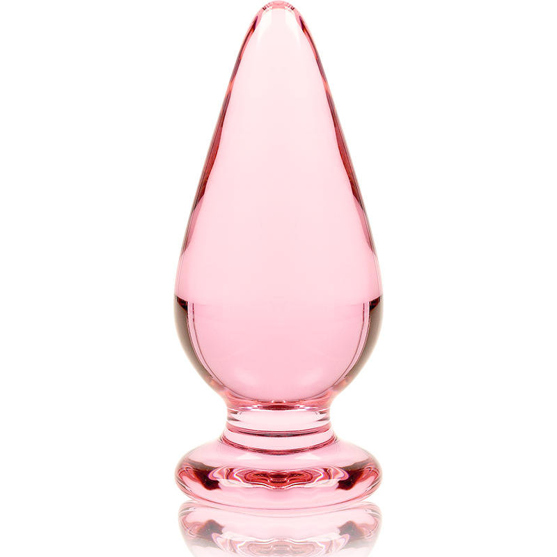 SERIE NEBULA DE IBIZA - MODELO 4 PLUG ANAL CRISTAL BOROSILICATO TRANSPARENTE 11 CM -O- 5 CM