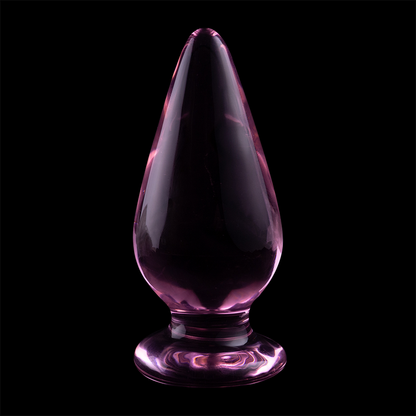 SERIE NEBULA DE IBIZA - MODELO 4 PLUG ANAL CRISTAL BOROSILICATO TRANSPARENTE 11 CM -O- 5 CM