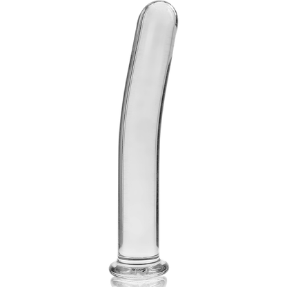 SERIE NEBULA DE IBIZA - MODELO 8 DILDO CRISTAL BOROSILICATO TRANSPARENTE 14,5 CM -O- 2 CM