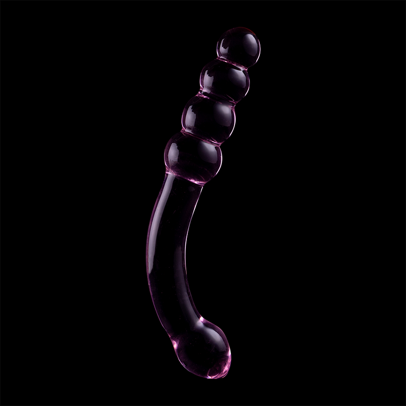 SERIE NEBULA DE IBIZA - MODELO 14 DILDO CRISTAL BOROSILICATO TRANSPARENTE 18,5 CM -O- 3 CM