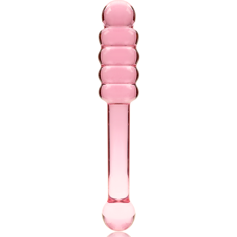 SERIE NEBULA DE IBIZA - MODELO 20 DILDO CRISTAL BOROSILICATO TRANSPARENTE 20,5 CM -O- 3 CM