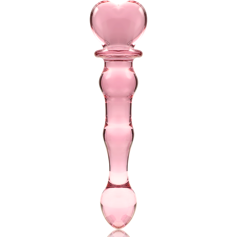 SERIE NEBULA DE IBIZA - MODELO 21 DILDO CRISTAL BOROSILICATO TRANSPARENTE 20,5 CM -O- 3,5 CM