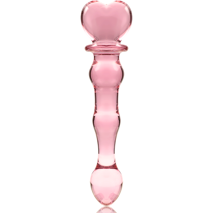 SERIE NEBULA DE IBIZA - MODELO 21 DILDO CRISTAL BOROSILICATO TRANSPARENTE 20,5 CM -O- 3,5 CM