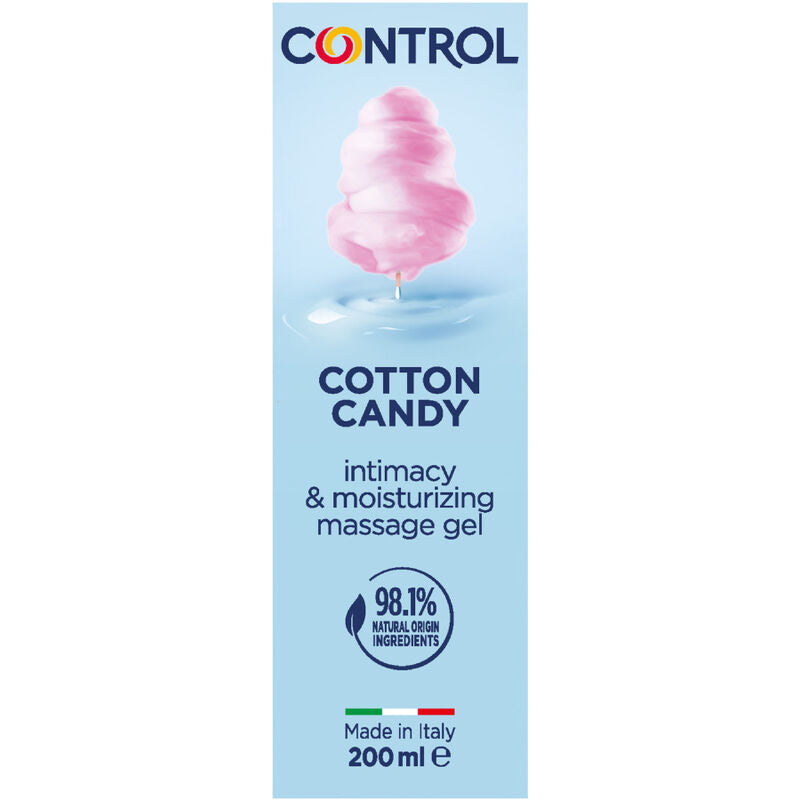 CONTROL - GEL DE MASAJE ALGODÓN DE AZÚCAR 3 EN 1 200 ML