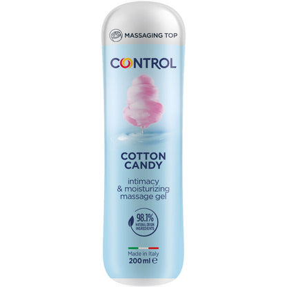 CONTROL - GEL DE MASAJE ALGODÓN DE AZÚCAR 3 EN 1 200 ML