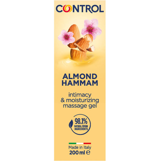 CONTROL - GEL DE MASAJE HAMMAM DE ALMENDRA 3 EN 1 200 ML