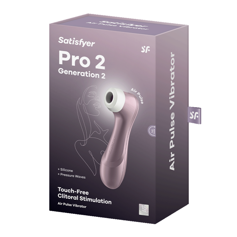 SATISFYER - ESTIMULADOR DE PULSOS DE AIRE PRO 2 VIOLETA