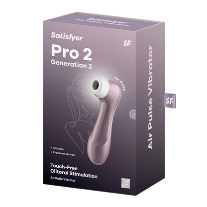 SATISFYER - ESTIMULADOR DE PULSOS DE AIRE PRO 2 VIOLETA