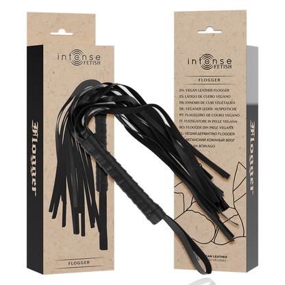 INTENSE - FLOGGER DE CUERO VEGANO FETISH