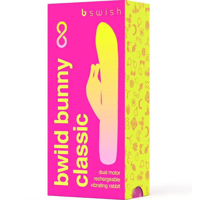 B SWISH - BWILD BUNNY INFINITE CLASSIC RECHARGEABLE VIBRATOR PINK SILICONE