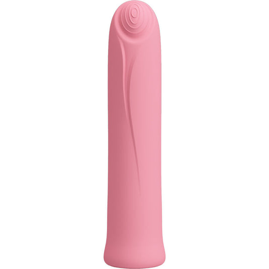 PRETTY LOVE - VIBRADOR MINI SUPER POWER CURTIS 12 VIBRACIONES DE SILICONA ROSA