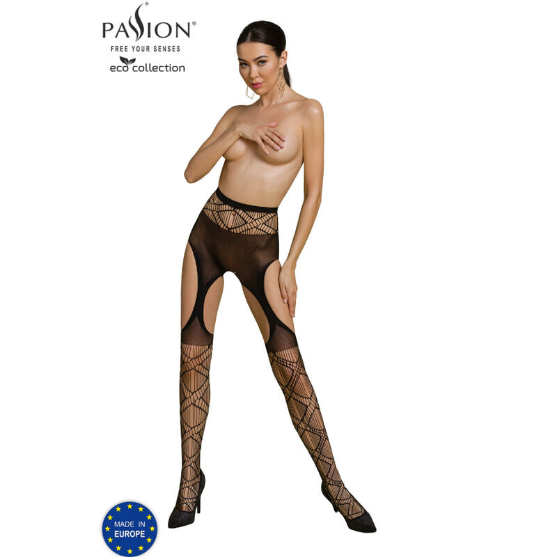 PASIÓN - COLECCIÓN ECO BODYSTOCKING ECO S005 NEGRO