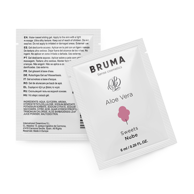 BRUMA - GEL DESLIZANTE ALOE VERA SABOR DULCES 6 ML